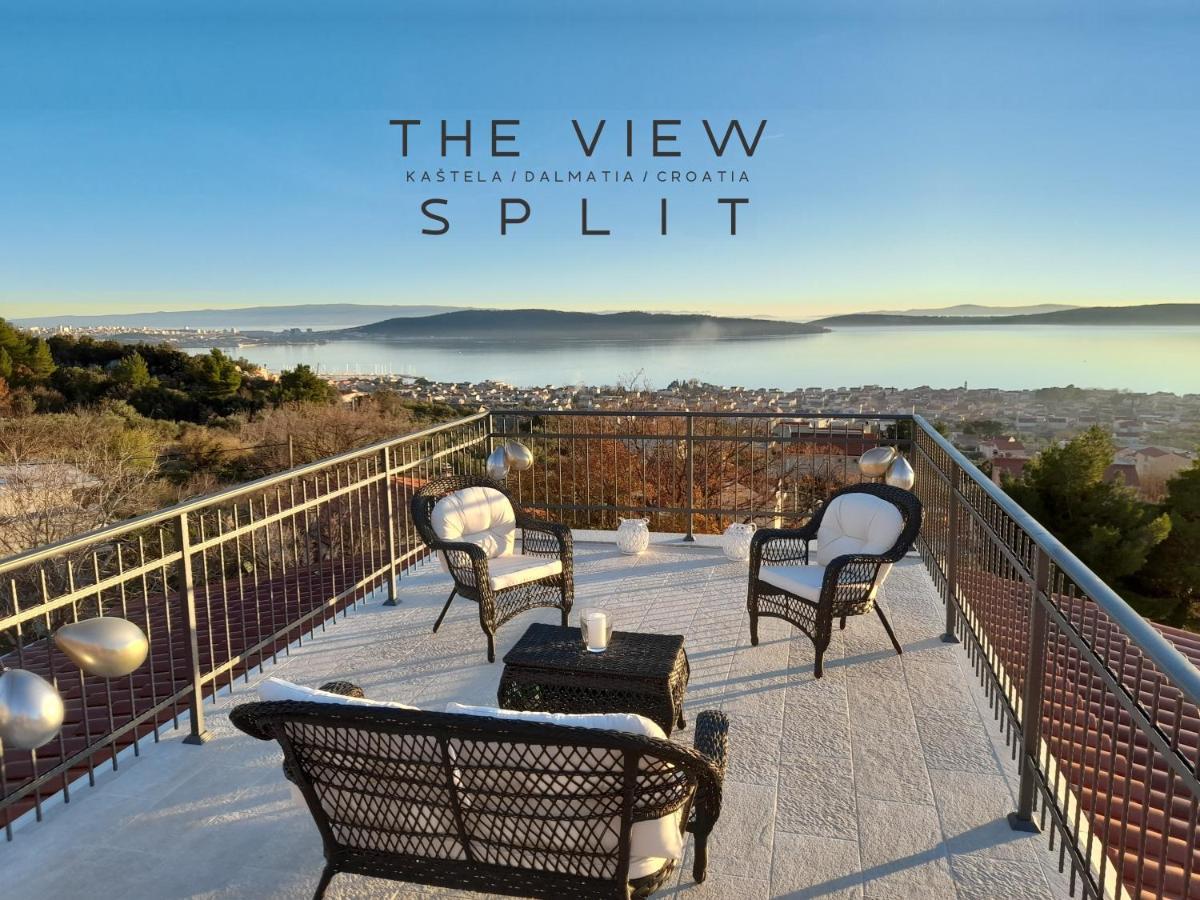 The View Split. Highlight With Roof-Top-Terrace And Pool Kaštela Exterior foto